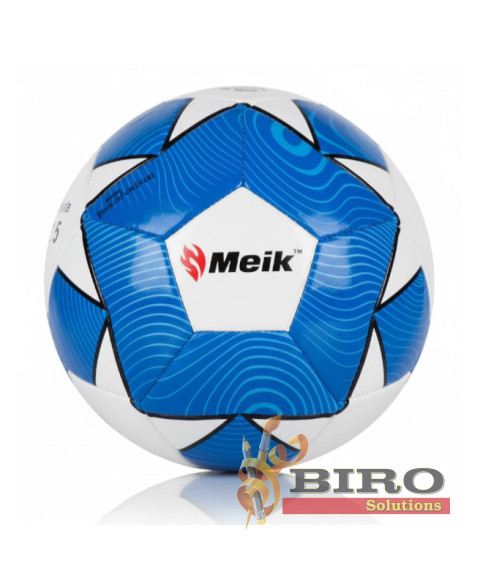 Minge de fotbal Size 5 PVC Foam Football, cu model romb albastru, cod 2143D