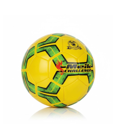 Minge de fotbal Size 5 Machine-Stitched, galben-verde, cod 2155D