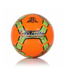 Minge de fotbal Size 5 Machine-Stitched, portocaliu-verde, cod 2156D