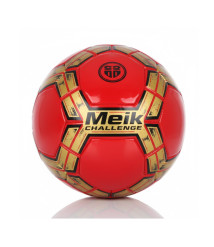 Minge de fotbal Size 5 Machine-Stitched, galben-roșu, cod 2157D