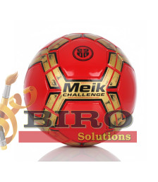 Minge de fotbal Size 5 Machine-Stitched, galben-roșu, cod 2157D