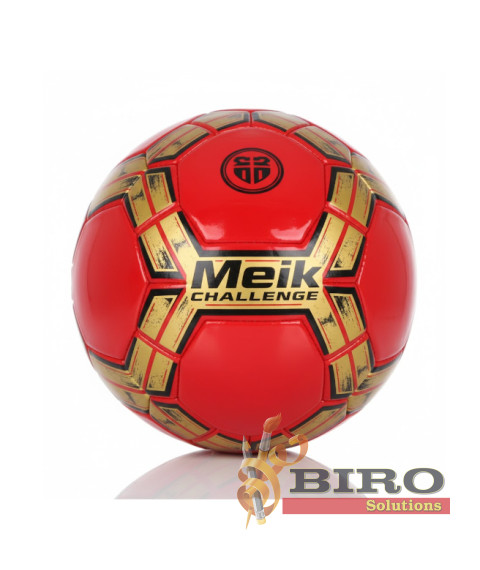 Minge de fotbal Size 5 Machine-Stitched, galben-roșu, cod 2157D