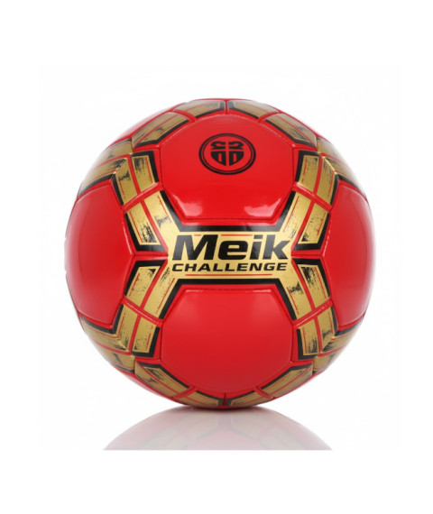 Minge de fotbal Size 5 Machine-Stitched, galben-roșu, cod 2157D