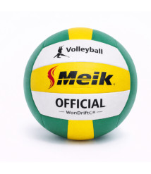 Minge de volei Size 5 PU Leather-Covered, galben-verde, cod 2159D