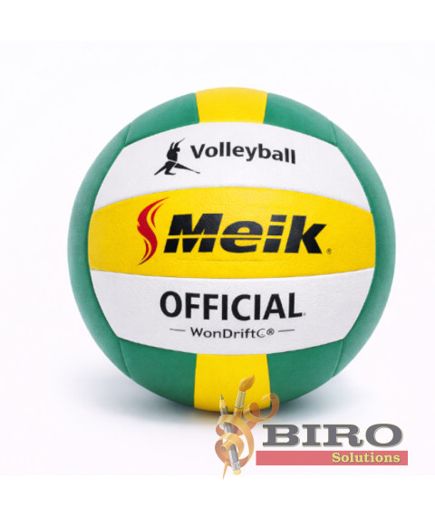 Minge de volei Size 5 PU Leather-Covered, galben-verde, cod 2159D