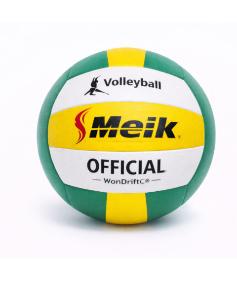Minge de volei Size 5 PU Leather-Covered, galben-verde, cod 2159D