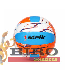 Minge de volei Size 5 Machine-Stitched, portocaliu-albastru, cod 2168D