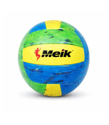 Minge de volei Size 5 Machine-Stitched, albastru-verde-galben, cod 2170D