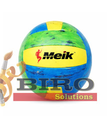 Minge de volei Size 5 Machine-Stitched, albastru-verde-galben, cod 2170D