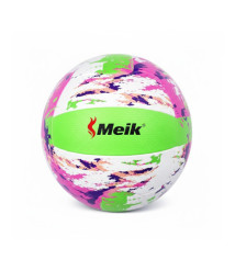 Minge de volei Size 5 Machine-Stitched, verde-roz, cod 2172D