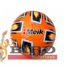 Minge de fotbal Size 5 TPU Grainy Surface, portocaliu, cod 2181D