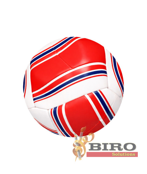 Minge de volei Size 5 Machine-Stitched, roșu, cod 2192D