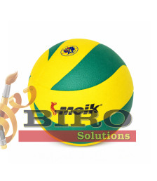 Minge de volei Size 5 PU Leather-Covered, galben-verde, cod 2204D