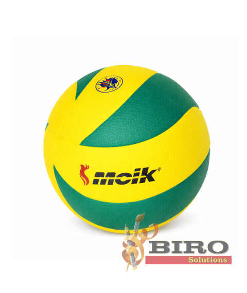 Minge de volei Size 5 PU Leather-Covered, galben-verde, cod 2204D