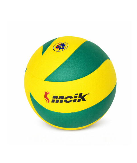 Minge de volei Size 5 PU Leather-Covered, galben-verde, cod 2204D