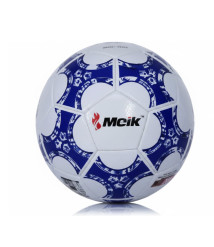 Minge de fotbal Size 5 PVC Machine-Stitched 1, albastru-alb, cod 2206D