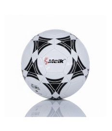Minge de fotbal Size 5 PVC Machine-Stitched 1, negru-alb, cod 2207D