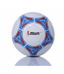 Minge de fotbal Size 5 PVC Machine-Stitched 1, model roșu-albastru deschis, cod 2208D