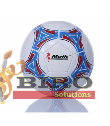 Minge de fotbal Size 5 PVC Machine-Stitched 1, model roșu-albastru deschis, cod 2208D