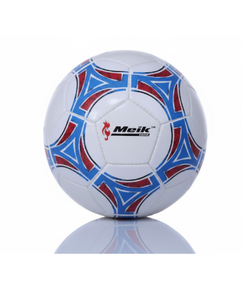 Minge de fotbal Size 5 PVC Machine-Stitched 1, model roșu-albastru deschis, cod 2208D