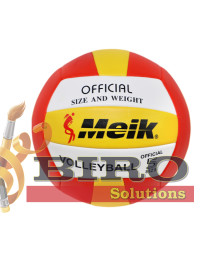 Minge de volei Meik, roșu/galben, cod 230048