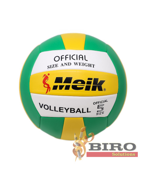 Minge de volei Meik, verde/galben, cod 230090
