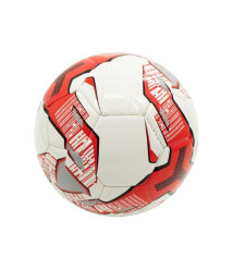 Minge de fotbal albă cu roșu, cod 23353