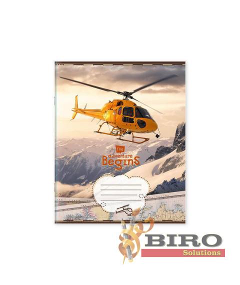 Caiete 36 foi, pătrățele, copertă colorată, 365011