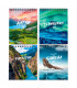 Blocnotes A6 40 foi patratele BG "Our Travels"