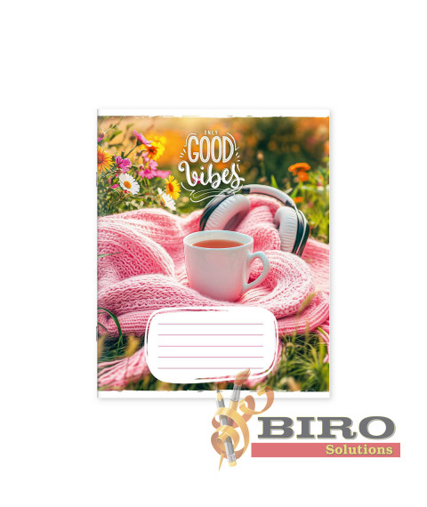 Caiete 96 foi, pătrățele, copertă colorată, 965060