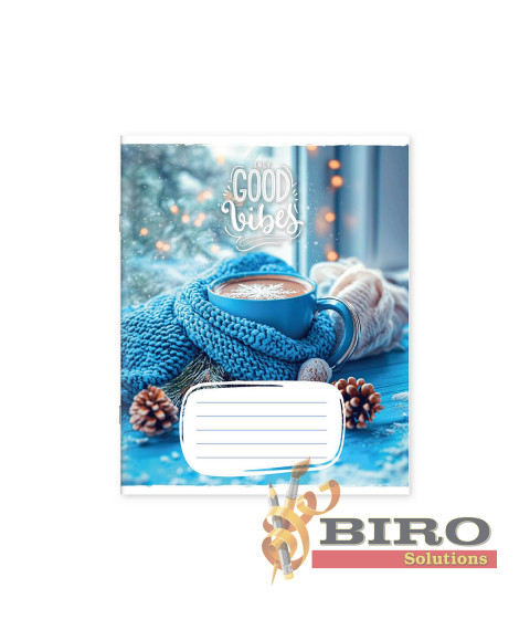 Caiete 96 foi, pătrățele, copertă colorată, 965060