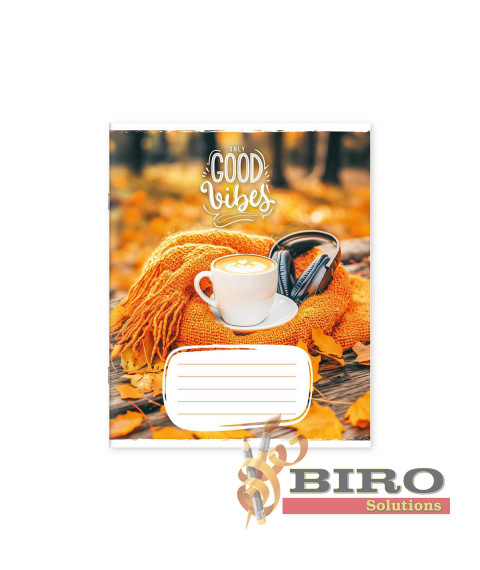 Caiete 96 foi, pătrățele, copertă colorată, 965060