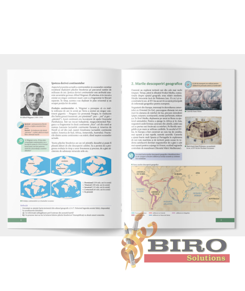 Geografia continentelor și oceanelor. Manual pentru clasa a 6-a