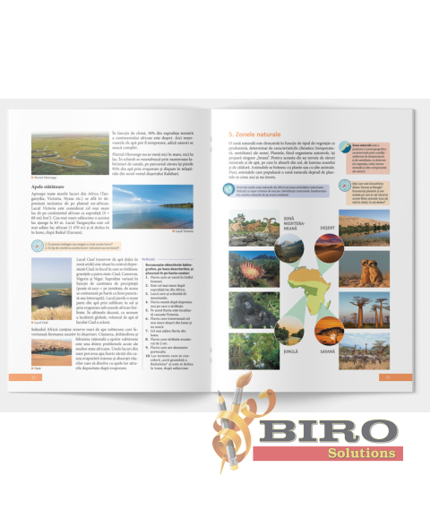 Geografia continentelor și oceanelor. Manual pentru clasa a 6-a