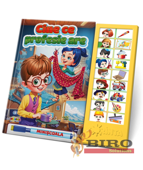 Carte cu sunete „Cine ce profesie are?”