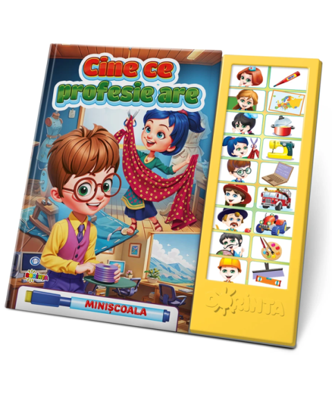 Carte cu sunete „Cine ce profesie are?”