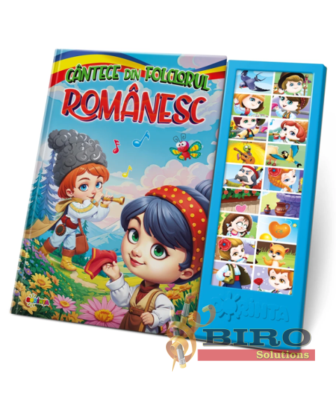 Carte cu sunete „Cântece din folclorul românesc”
