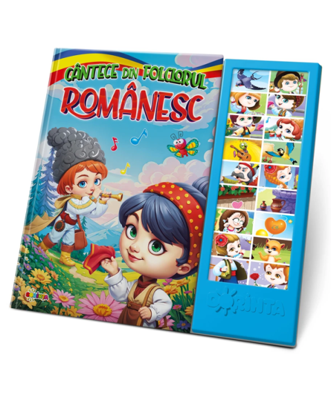 Carte cu sunete „Cântece din folclorul românesc”