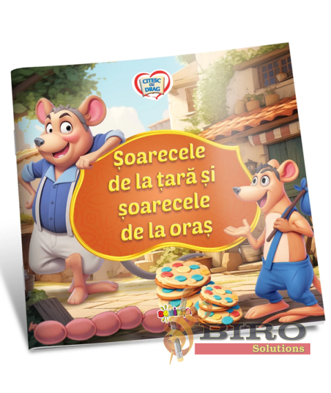 Citesc cu Drag – Șoarecele de la Țară și Șoarecele de la Oraș pentru Copii