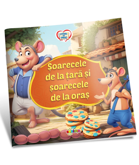 Citesc cu Drag – Șoarecele de la Țară și Șoarecele de la Oraș pentru Copii