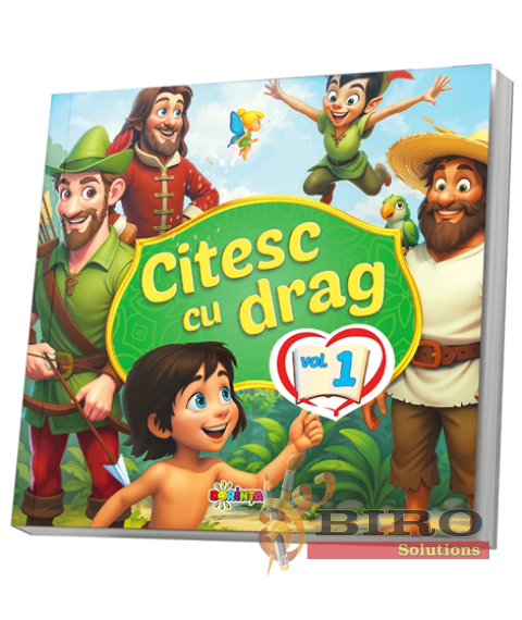 Citesc cu Drag Volumul 1 pentru Copii
