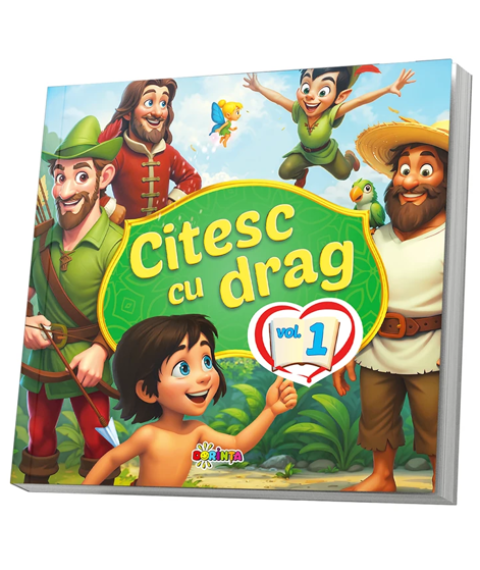 Citesc cu Drag Volumul 1 pentru Copii