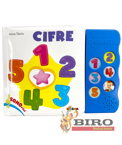 Carte cu sunete „Cifre”
