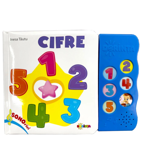 Carte cu sunete „Cifre”