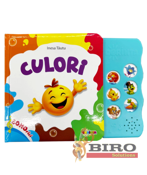 Carte cu sunete „Culori”