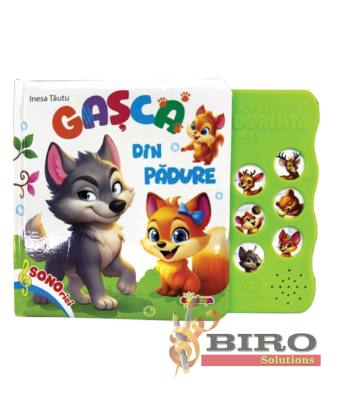Carte cu sunete „Gașca din Pădure”