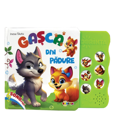Carte cu sunete „Gașca din Pădure”