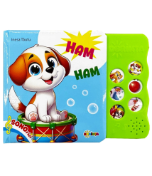Carte cu sunete „Ham Ham”