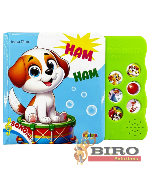 Carte cu sunete „Ham Ham”