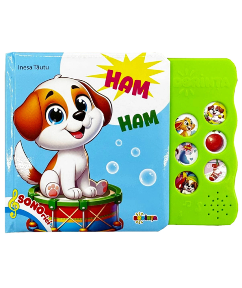 Carte cu sunete „Ham Ham”
